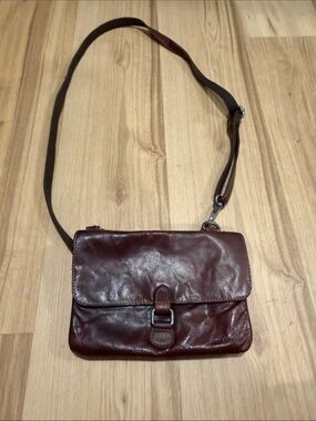 Jack George Brown Leather Crossbody Bag - Classic Shoulder Satchel